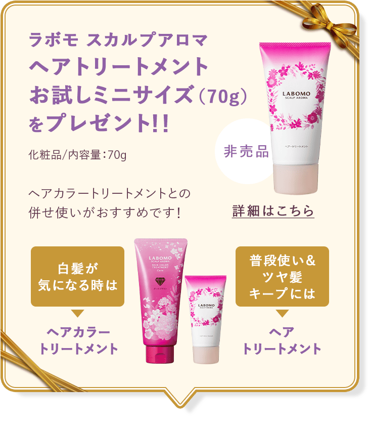 ラボモ ヘアカラートリートメント10周年記念サイト｜アートネイチャー