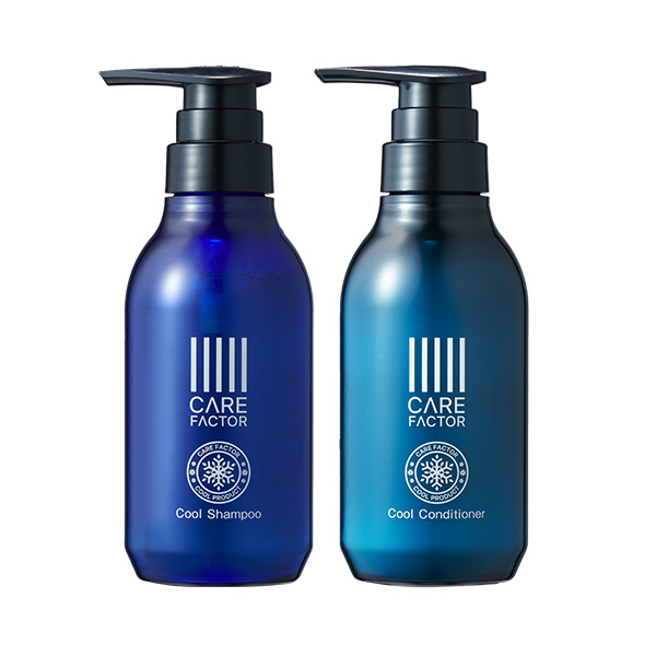 アクニーシャンプーコンディショナー CARE FACTOR クールシャンプー＆クールコンディショナーセットの