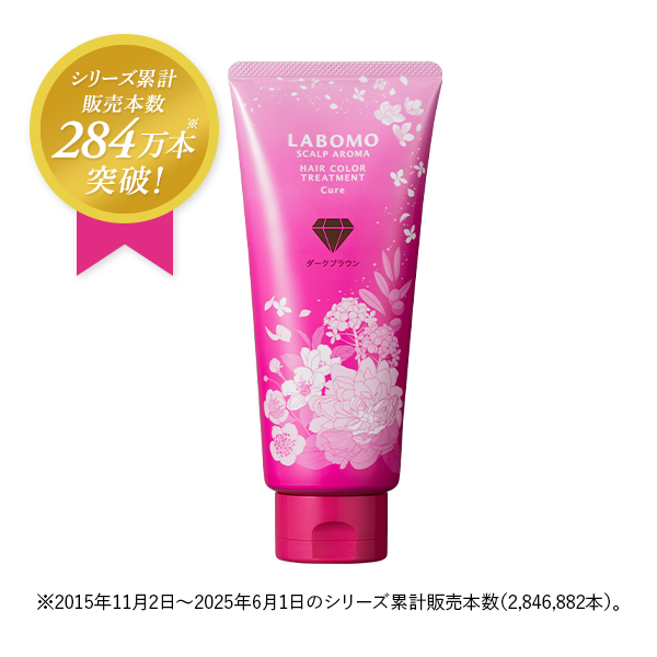 白髪染めトリートメント】ラボモ スカルプアロマ ヘアカラー